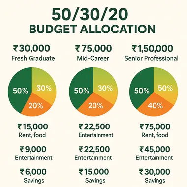 50/30/20 Budget Rule for India