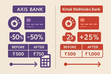 Axis Bank and Kotak Mahindra Bank credit card changes
